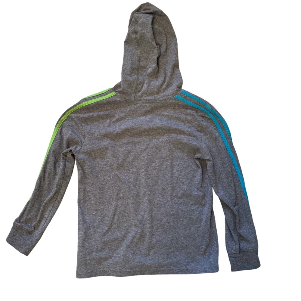 Adidas - boys size small (8) tee weight hoodie - Picture 2 of 3